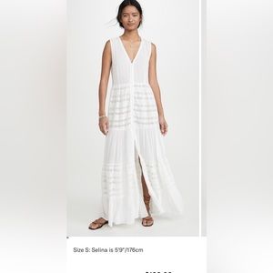 Playa lucila eyelet maxi dress/cover up